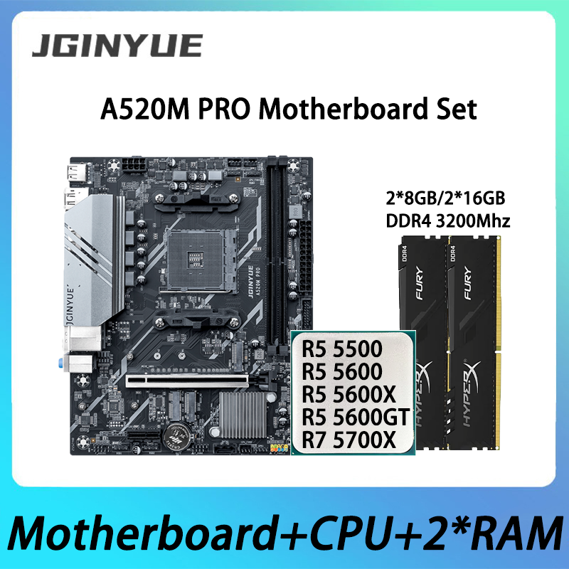 Pc Gaming Kit - Kit de Placa Base JGINYUE A520M