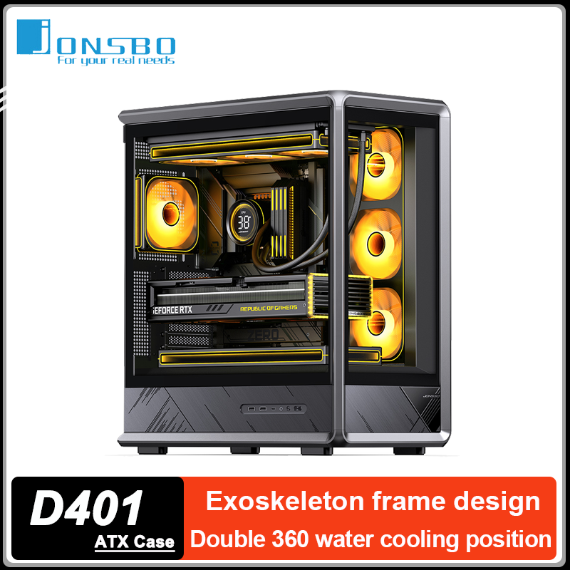 Pc Gaming Jonsbo - Caja de PC JONSBO D401 ATX,