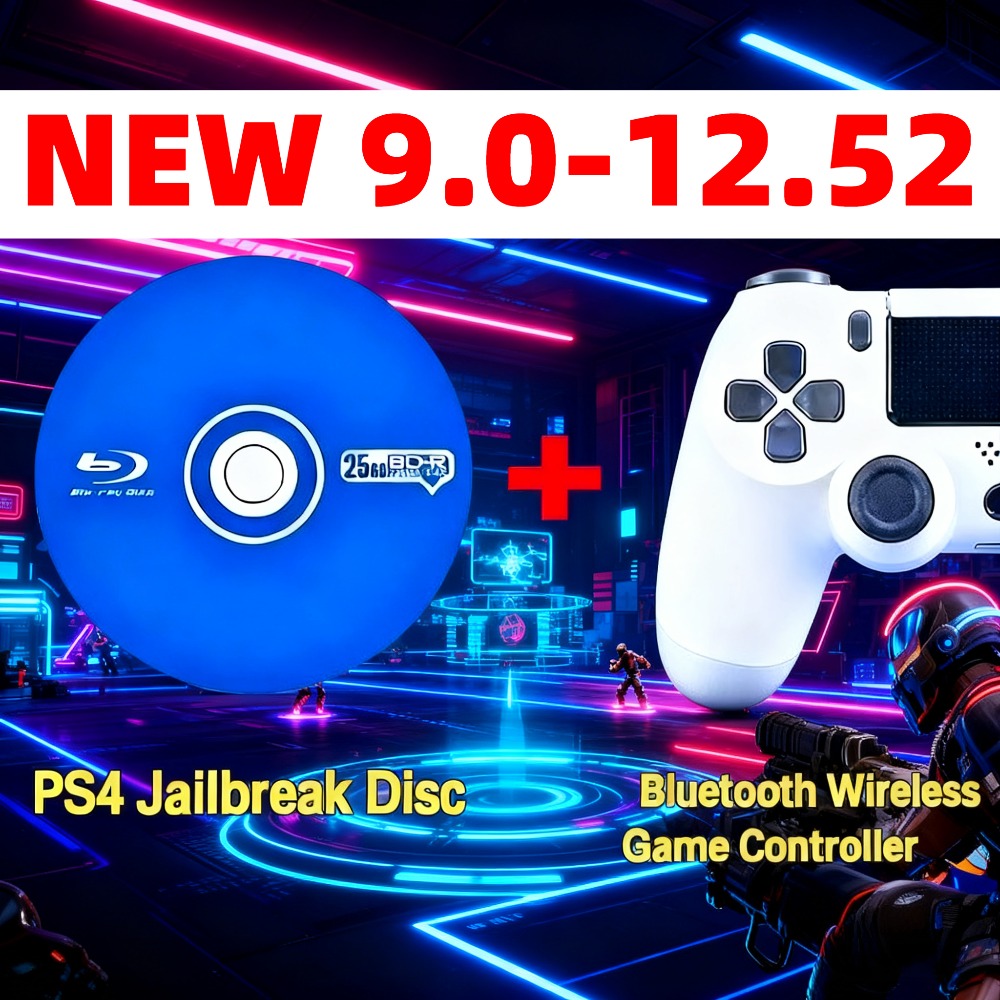 Pc Gaming Emulator - Control Inalámbrico para PS4 Slim Pro,