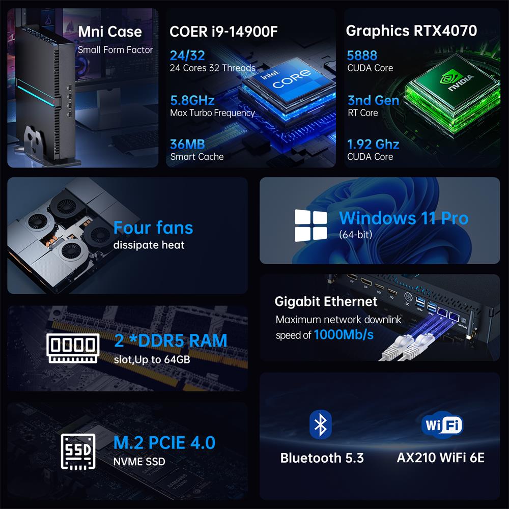 Msecore MV300 14ª Generación I - Pc Gaming Intel Core I5 reseña y precio