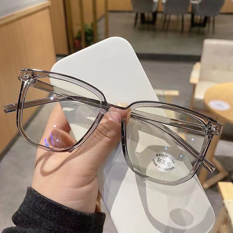 Gafas con montura cuadrada gra - Gaming Glasses Blue Light reseña y precio