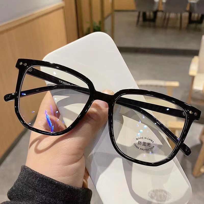 Gafas con montura cuadrada gra - Gaming Glasses Blue Light reseña y precio