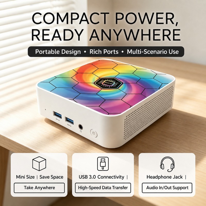 Mini PC Multiusos Colorido Int - Pc Gaming Compact reseña y precio