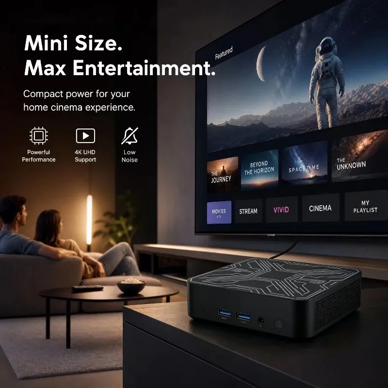 Mini Computadora con Intel Cor - Pc Gaming Compact reseña y precio