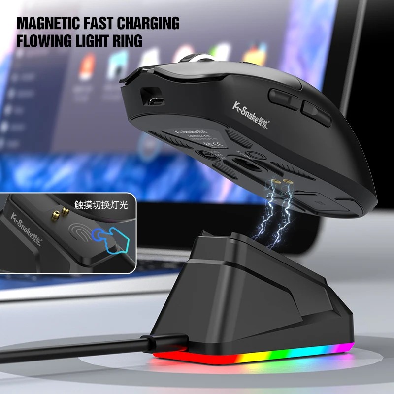 Ratón inalámbrico multicolor K - Pc Gaming Orange reseña y precio