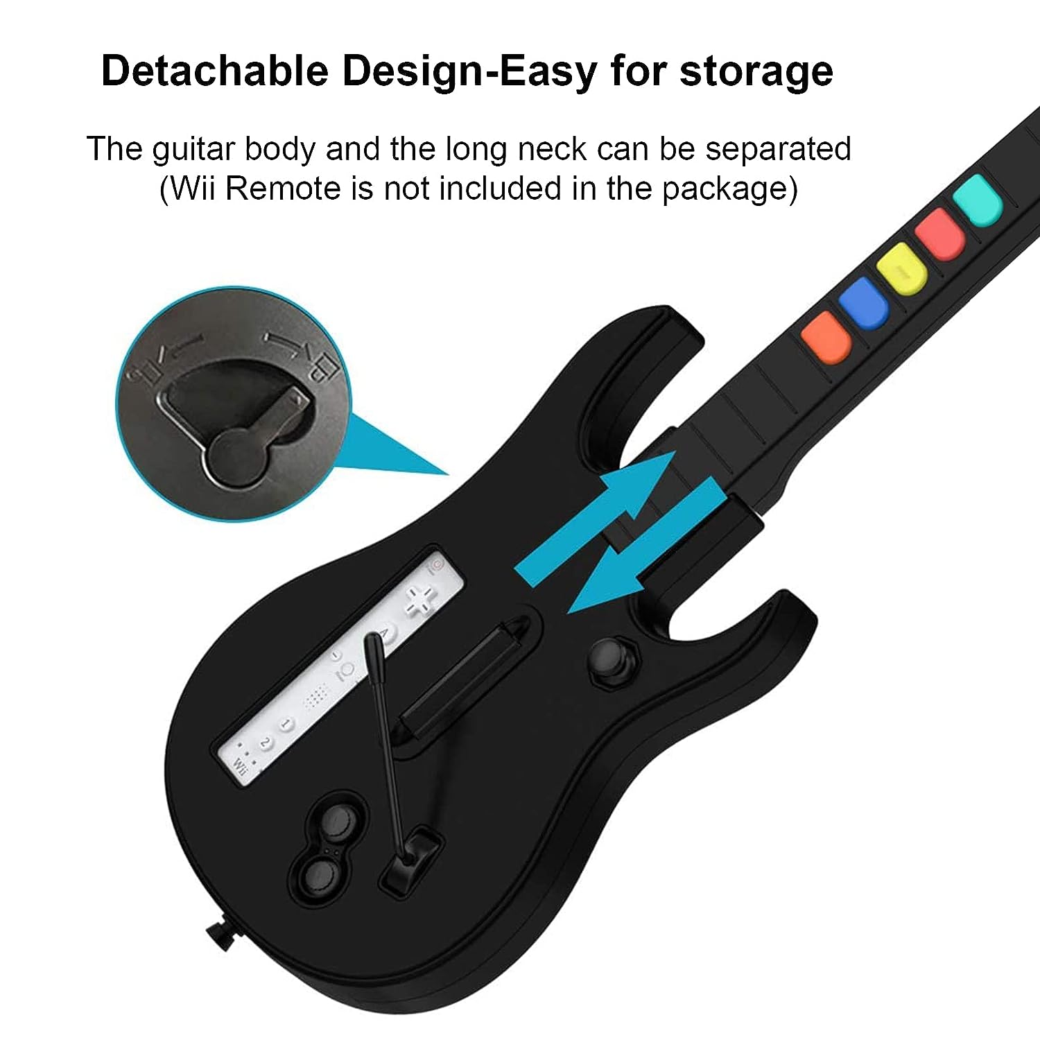 DOYO Wii Guitar Hero, guitarra - Pc Gaming Emulator reseña y precio