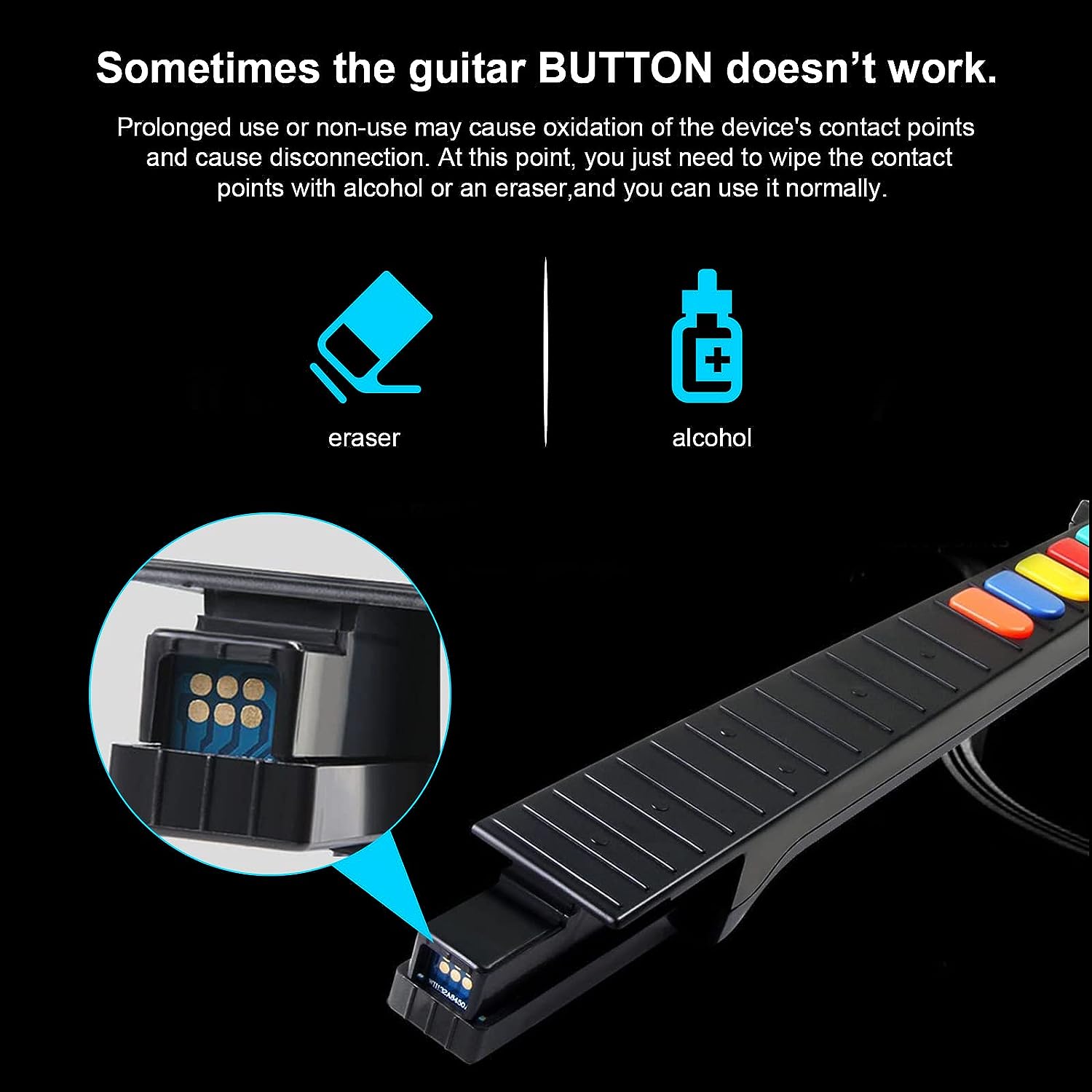 DOYO Wii Guitar Hero, guitarra - Pc Gaming Emulator reseña y precio