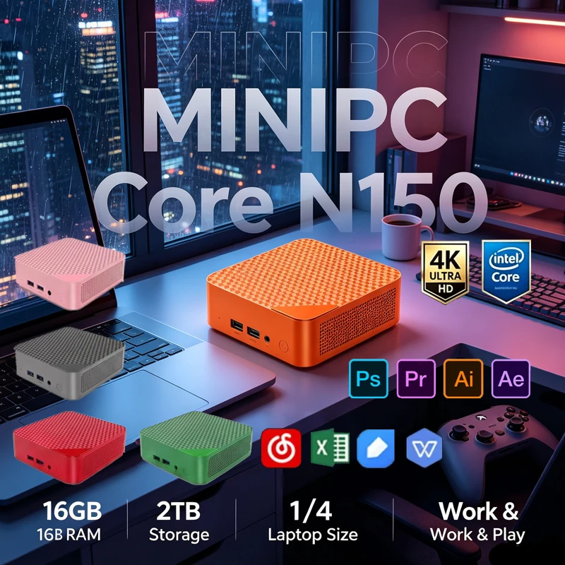 Mini PC Naranja, Intel Celeron - Pc Gaming Orange reseña y precio