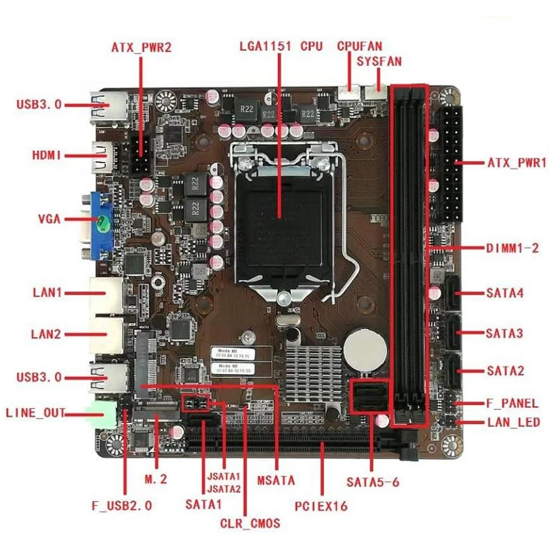 Placa Base B365 Mini-ITX LGA 1 - Pc Gaming Intel Core I5 reseña y precio