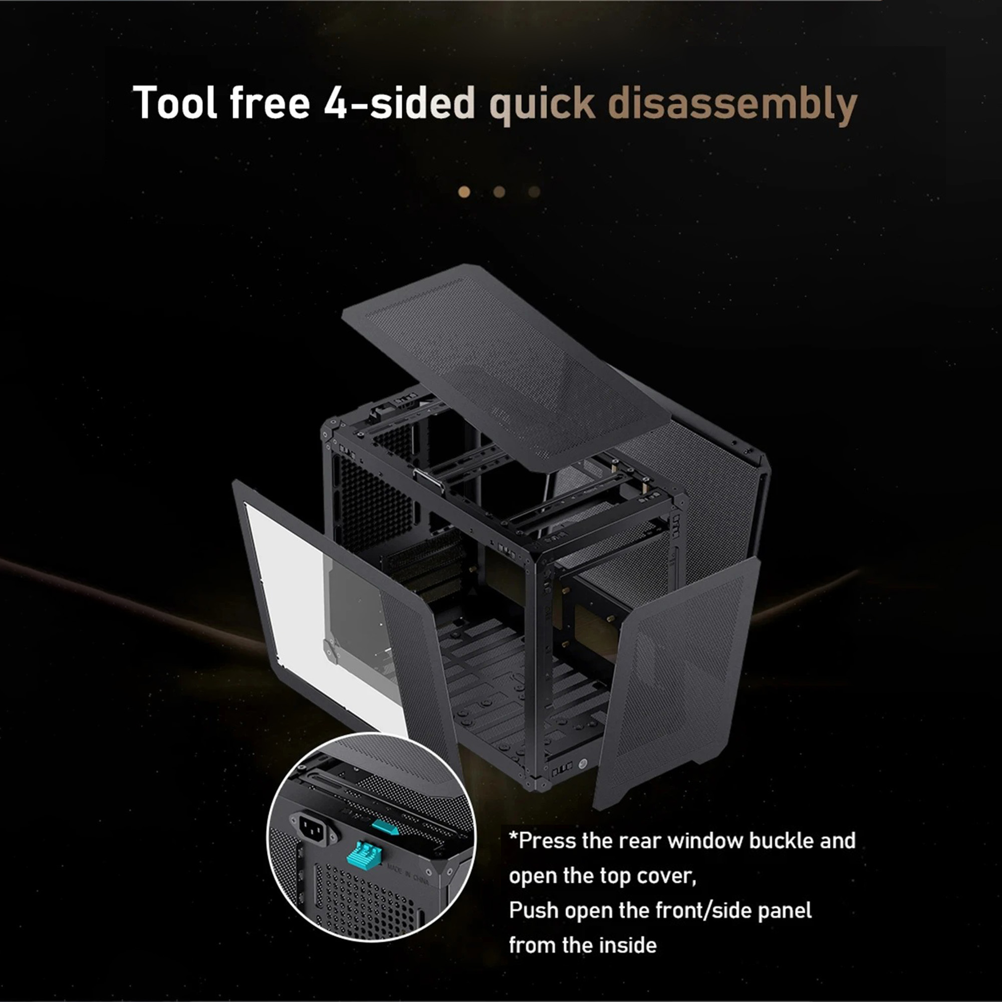 JONSBO C6 MAX Estuche MATX con - Pc Gaming Jonsbo reseña y precio