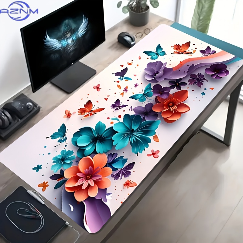 Alfombrilla de Escritorio Gran - Pc Gaming Orange reseña y precio