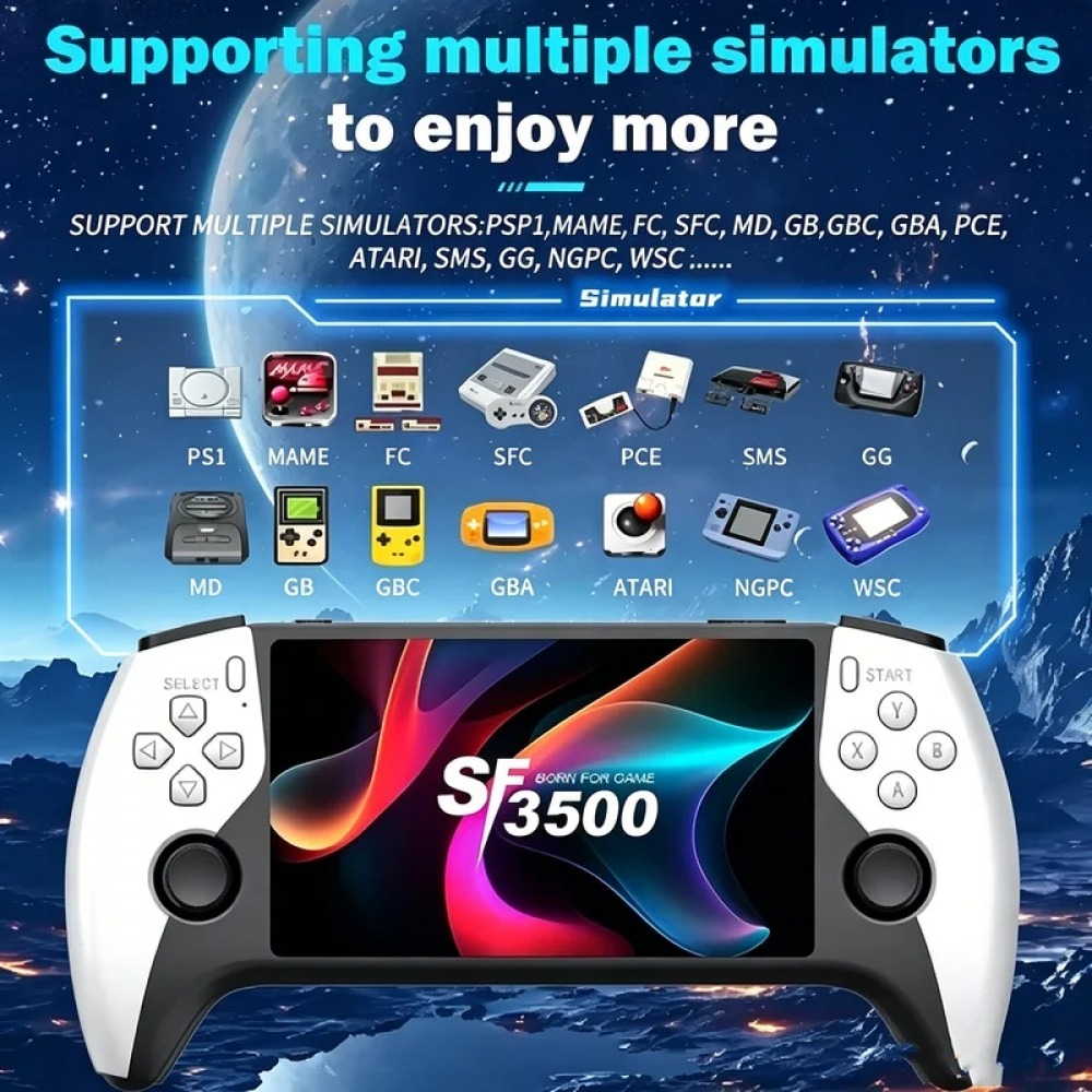 Consola de juegos portátil SF3 - Pc Gaming Emulator reseña y precio